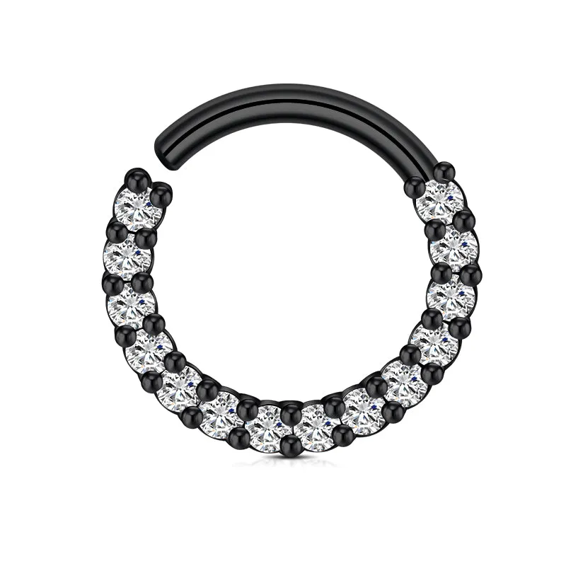 18G Nose Rings Hoop Surgical Steel Nose Hoop Rings Septum Rings Piercing Jewelry