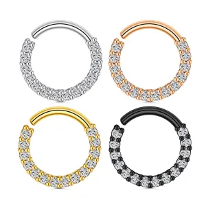 18G Nose Rings Hoop Surgical Steel Nose Hoop Rings Septum Rings Piercing Jewelry