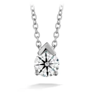 18KW 0.5ct Aerial Single Diamond Pendant