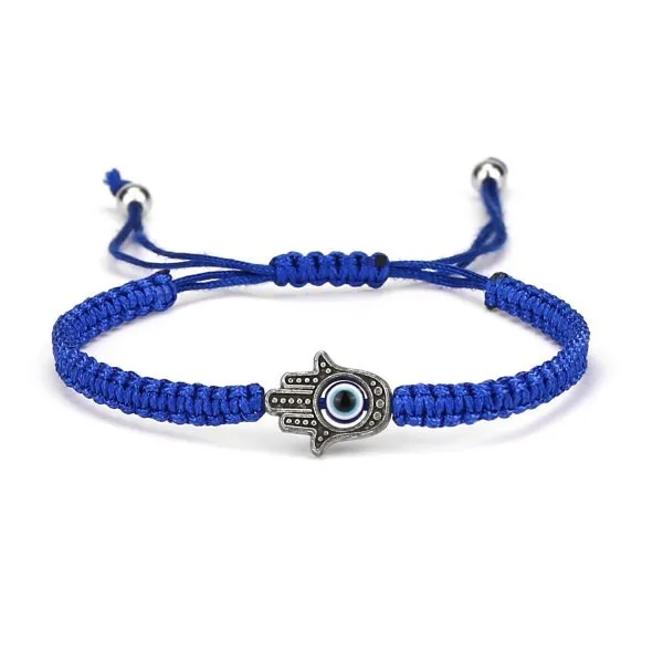 2021 Charm Blue Evil Eye Lucky Bracelet Glass Bead Bangle Women Men Jewelry Gift