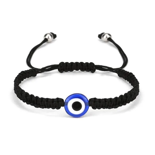 2021 Charm Blue Evil Eye Lucky Bracelet Glass Bead Bangle Women Men Jewelry Gift