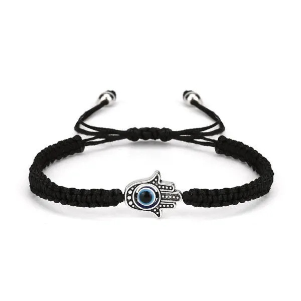 2021 Charm Blue Evil Eye Lucky Bracelet Glass Bead Bangle Women Men Jewelry Gift