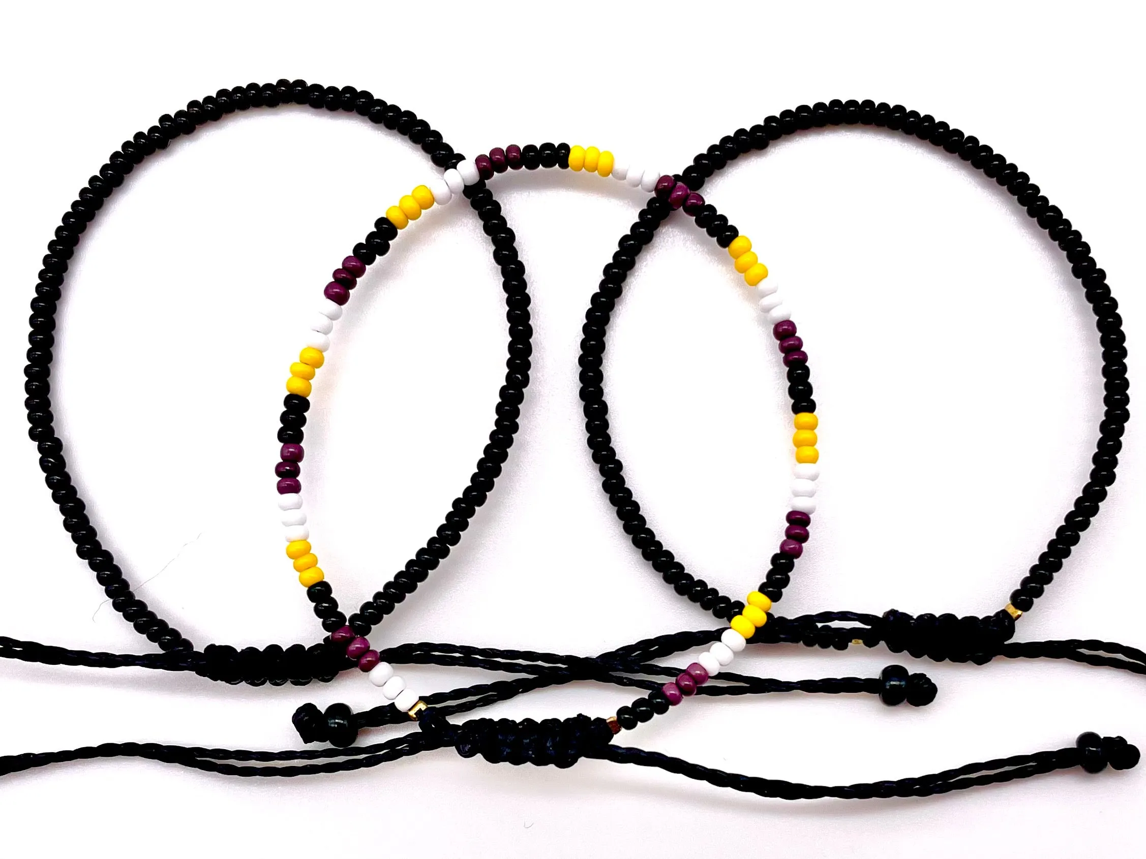 3-PACK Non-Binary Pride Adjustable Bracelet