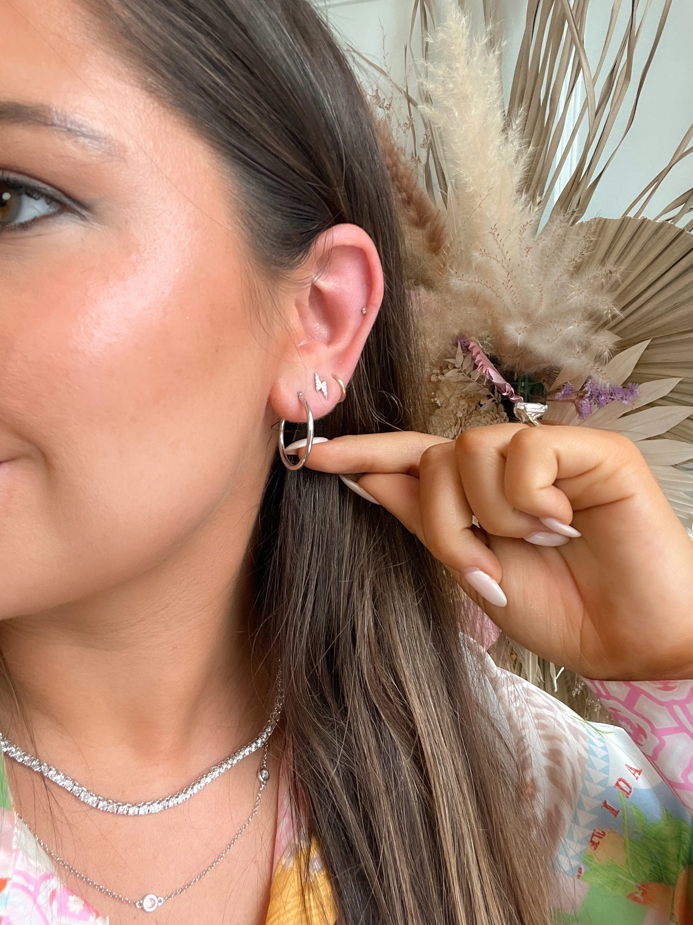 9ct Yellow Gold Lightening Bolt Stud Earrings