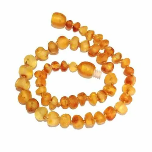 Adult Bees Knees Raw Honey Baltic Amber Anklet