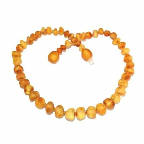 Adult Bees Knees Raw Honey Baltic Amber Anklet