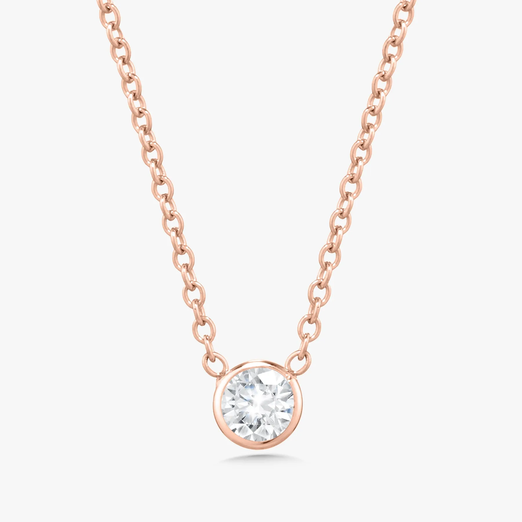 Annabelle Single Diamond Pendant Necklace 0.15 ct