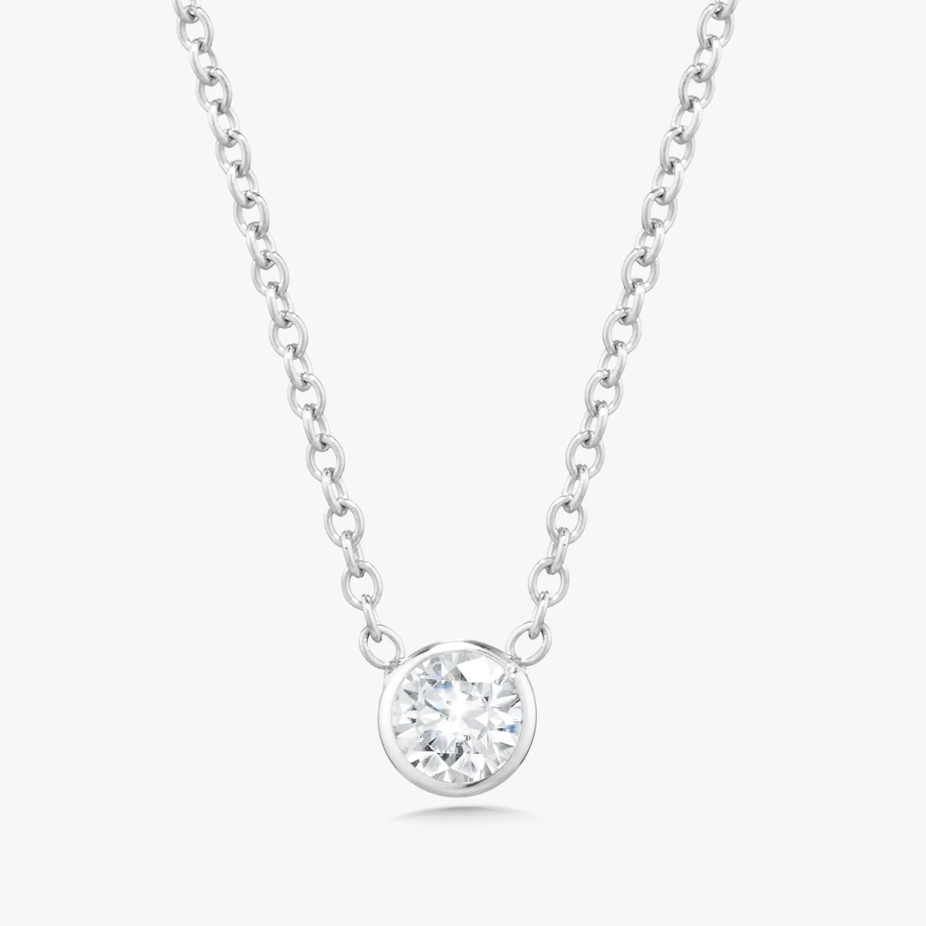 Annabelle Single Diamond Pendant Necklace 0.15 ct