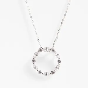 Arc of Light Necklace | 9ct White Gold