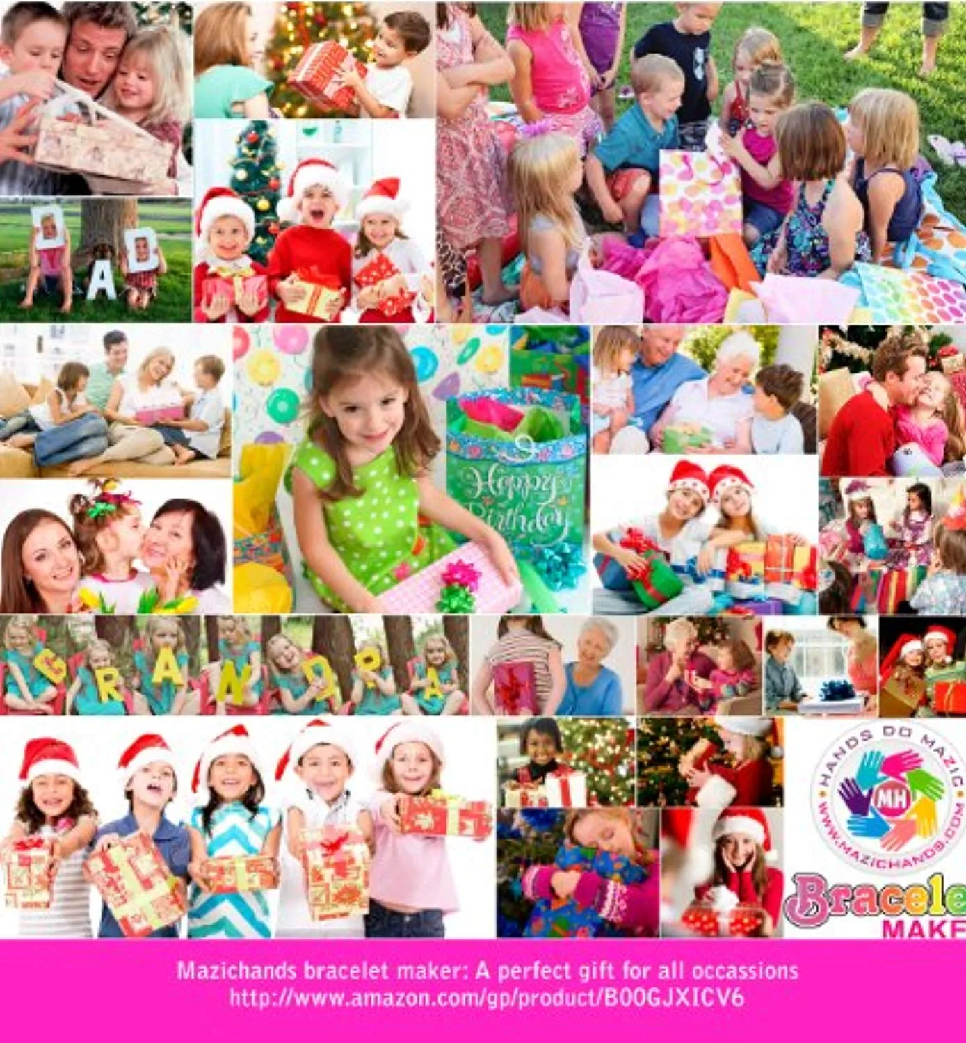 Arts and Crafts for Girls - Best Birthday Toys/DIY for Kids - Premium Bracelet(Jewelry) Making Kit - Friendship Bracelets Maker/Craft Kits with Loom,Rubber Bands