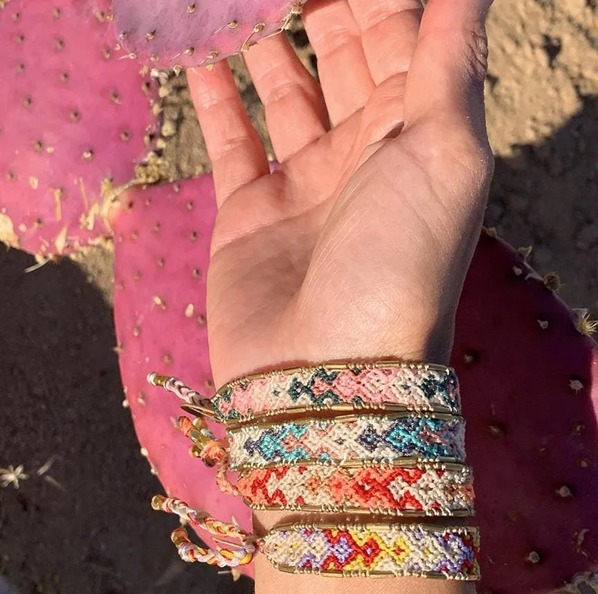 Bali Friendship Bracelet - Desert Gypsum