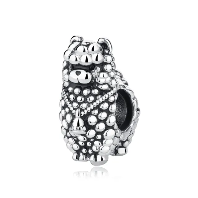 Bead Love Dog Paw Pendant Charms
