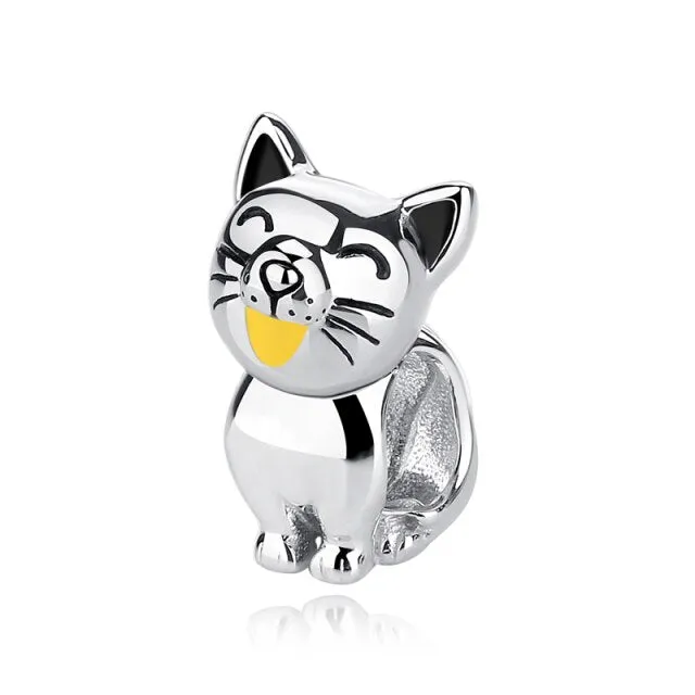 Bead Love Dog Paw Pendant Charms