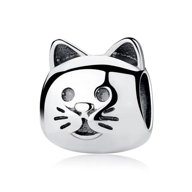 Bead Love Dog Paw Pendant Charms