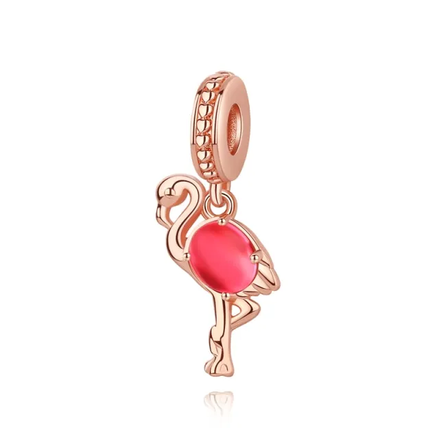 Bead Love Dog Paw Pendant Charms