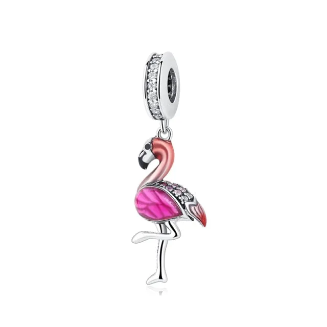 Bead Love Dog Paw Pendant Charms