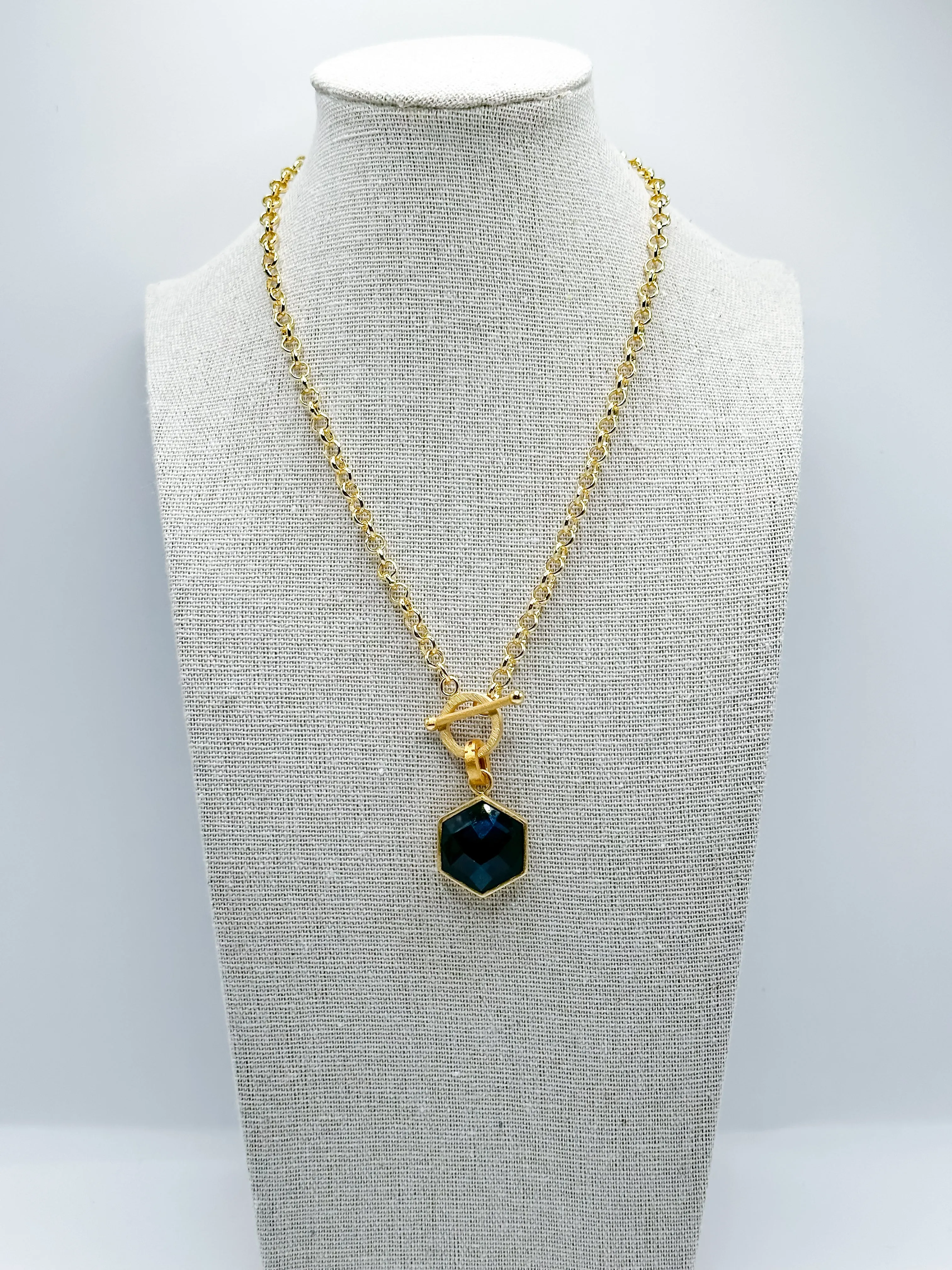 Betty Carre Emmanuelle Toggle Chain Necklace