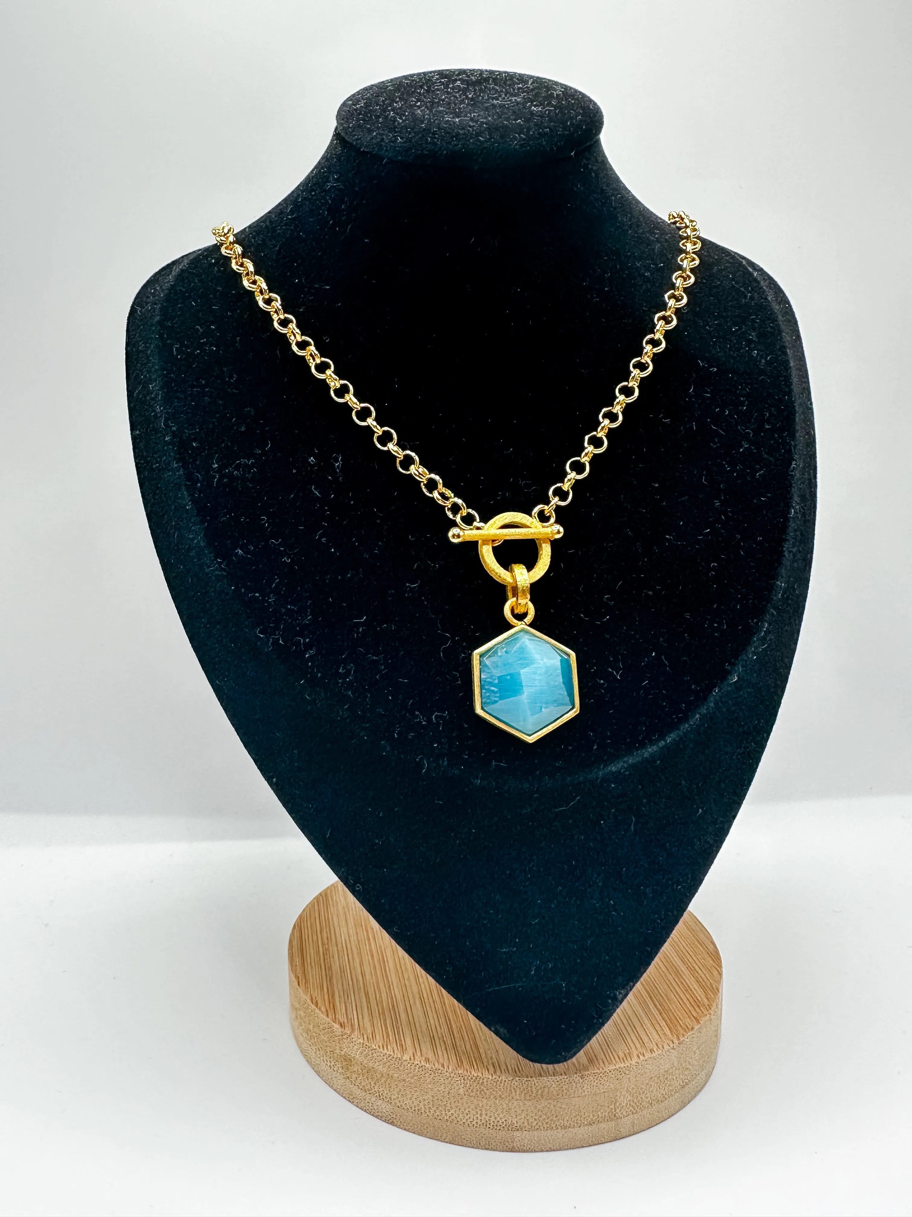 Betty Carre Emmanuelle Toggle Chain Necklace