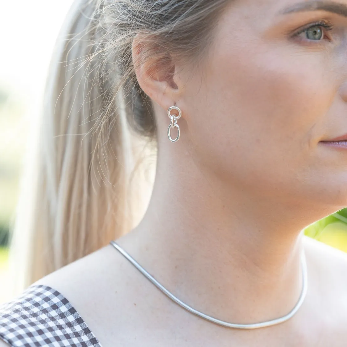 Bijoux Triple Link Earrings