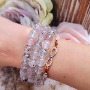 Biotite Colorful (Black Mica) Bracelet for Health, Healing and Love