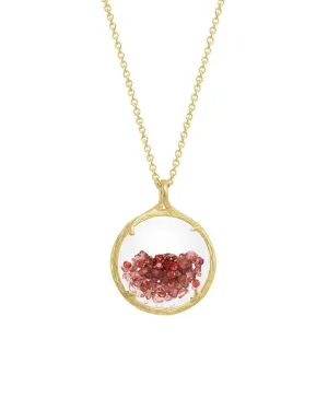 Birthstone Shaker Necklace I Small