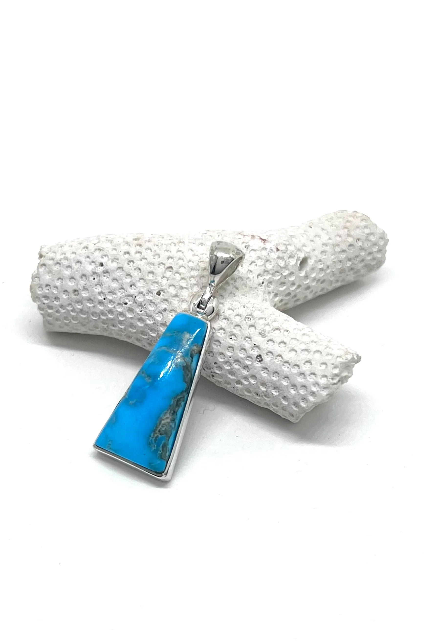 Blue Turquoise Small Pendant