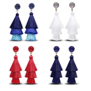 Boho Womens Vintage Tassel Earrings