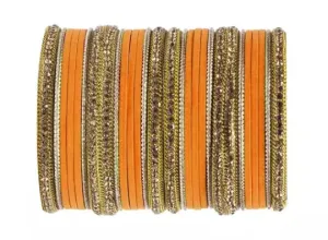 Bridal Kundan Bangles Set Plain Metal Charm Bracelet For Women Indian