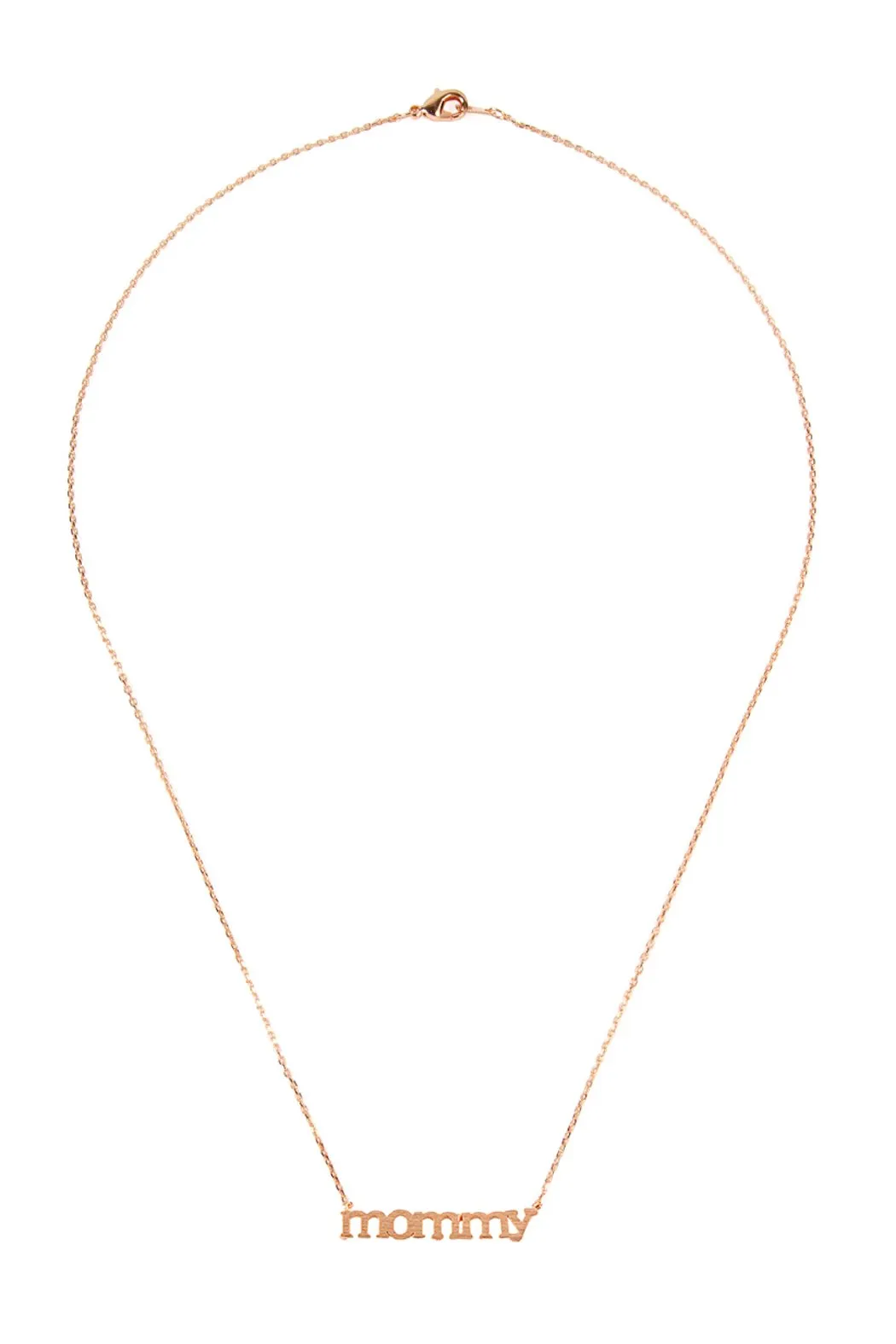 Cast "Mommy" Pave Necklace