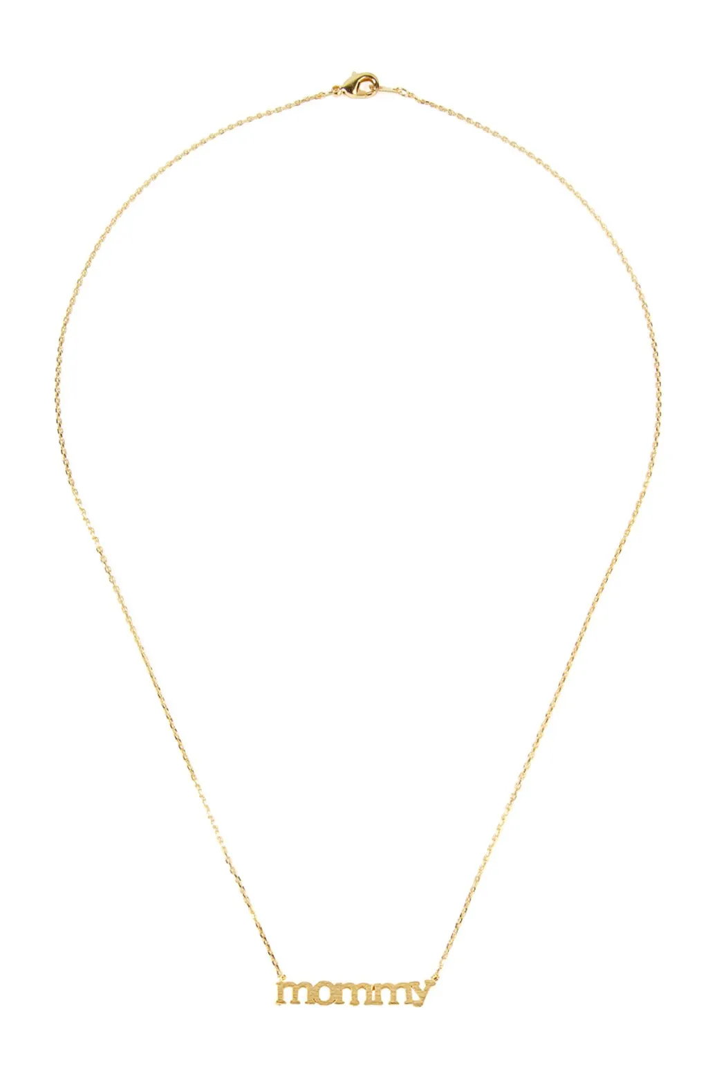 Cast "Mommy" Pave Necklace