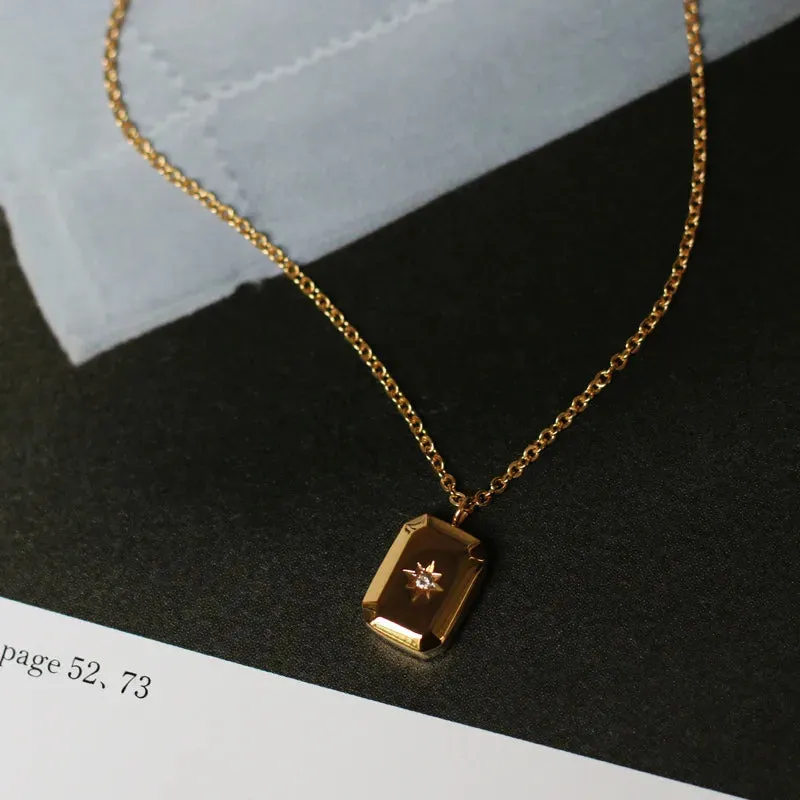 Celestial Gold Star Pendant