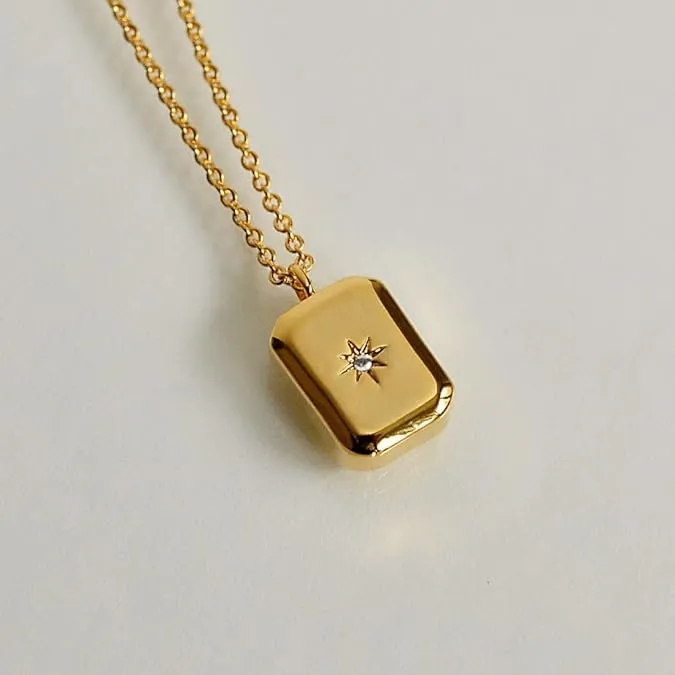 Celestial Gold Star Pendant