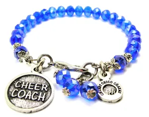 Cheer Coach Splash Of Color Crystal Bracelet