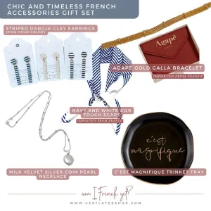 Chic and Timeless French Accessories Gift Set