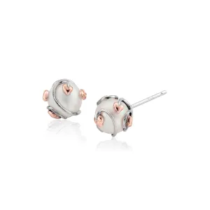 Clogau Tree of Life Caged Pearl Stud Earrings