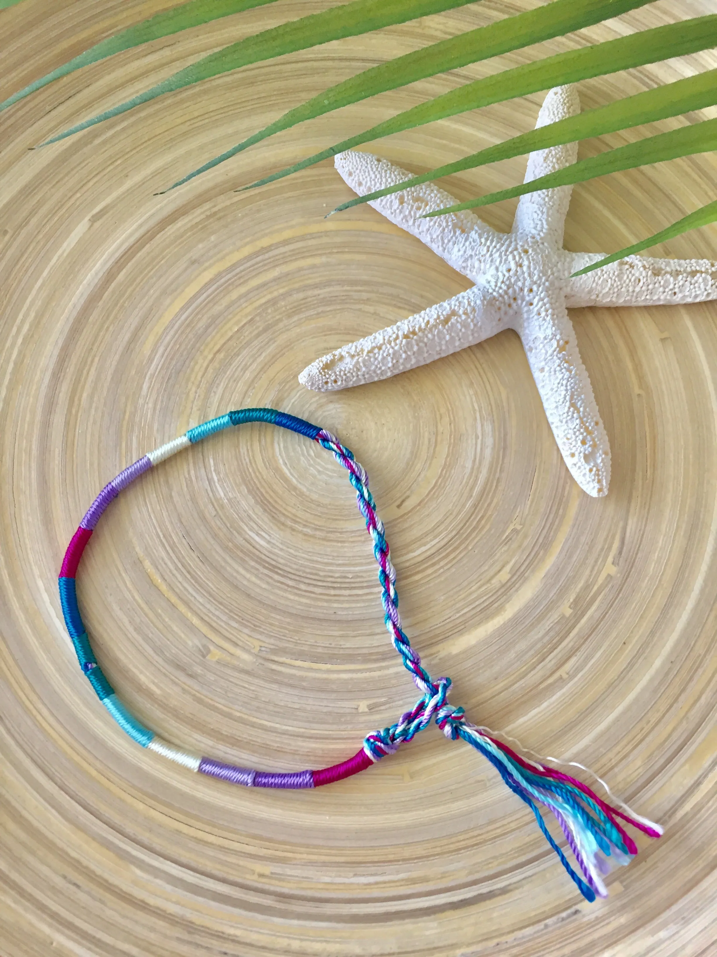 Color Block Friendship Anklet/Bracelet