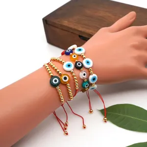 Colorful Eye Beads Charm Bracelets