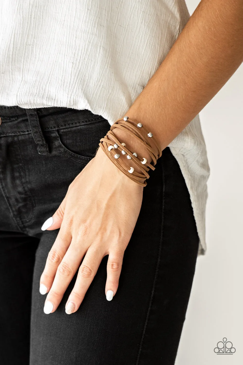 Colorfully Coachella - White - Bracelet