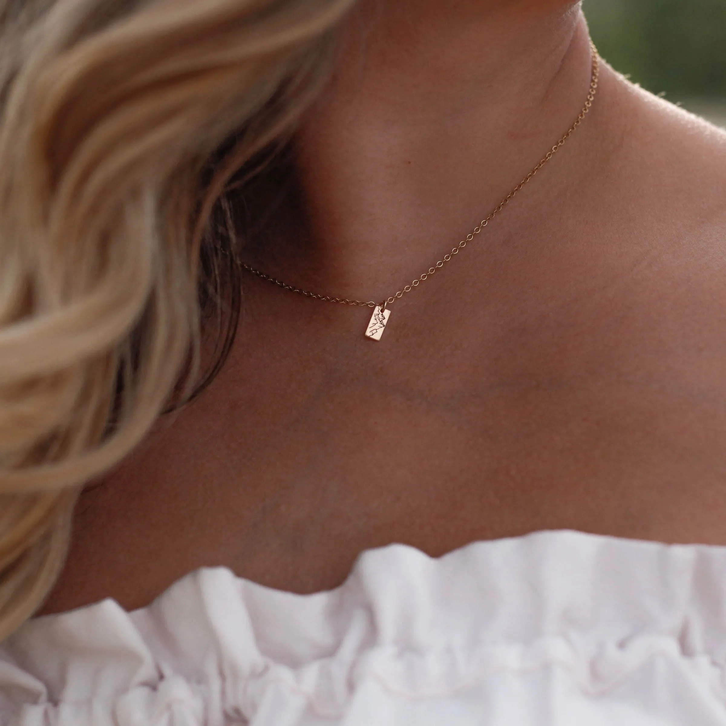 Constellation Tag Necklace