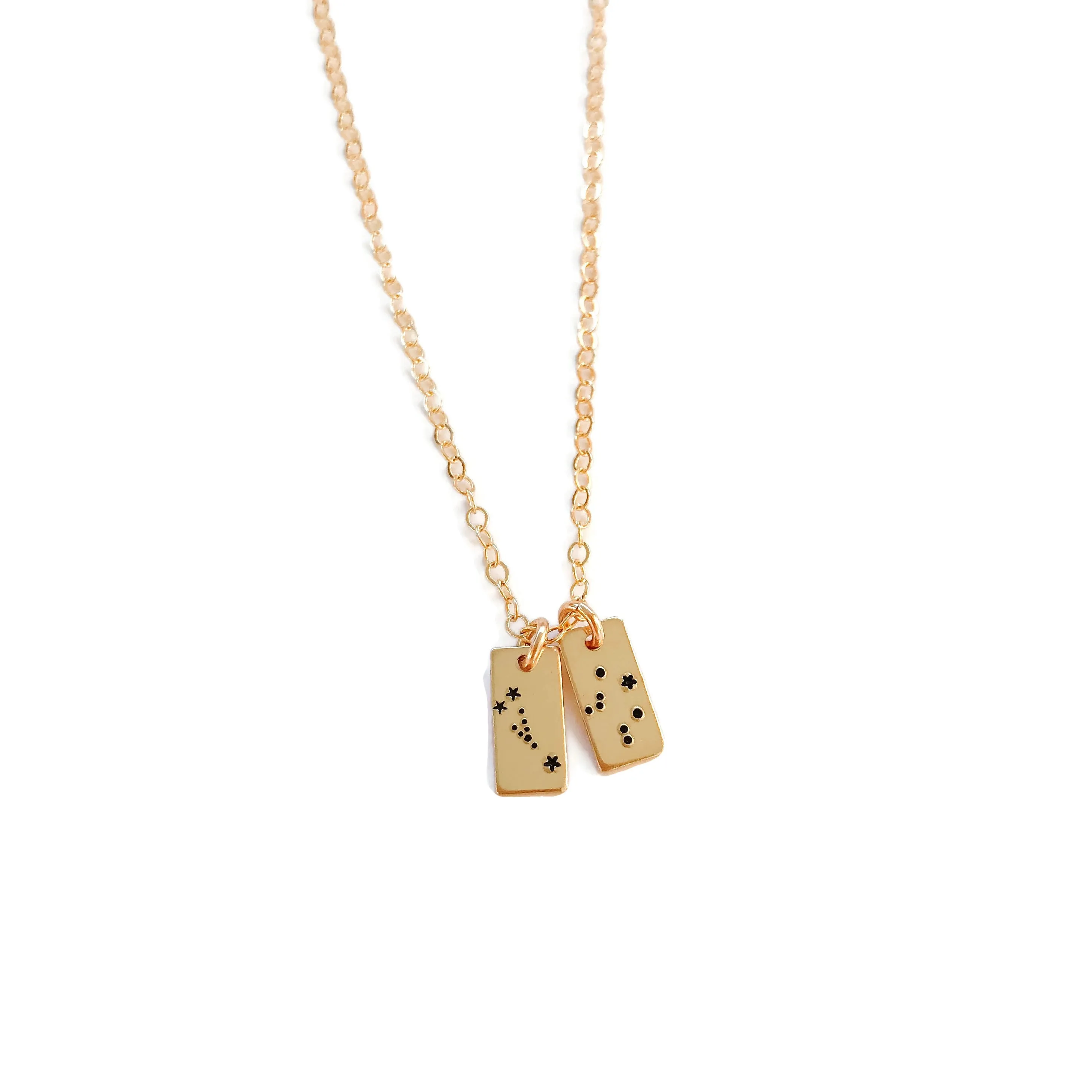 Constellation Tag Necklace