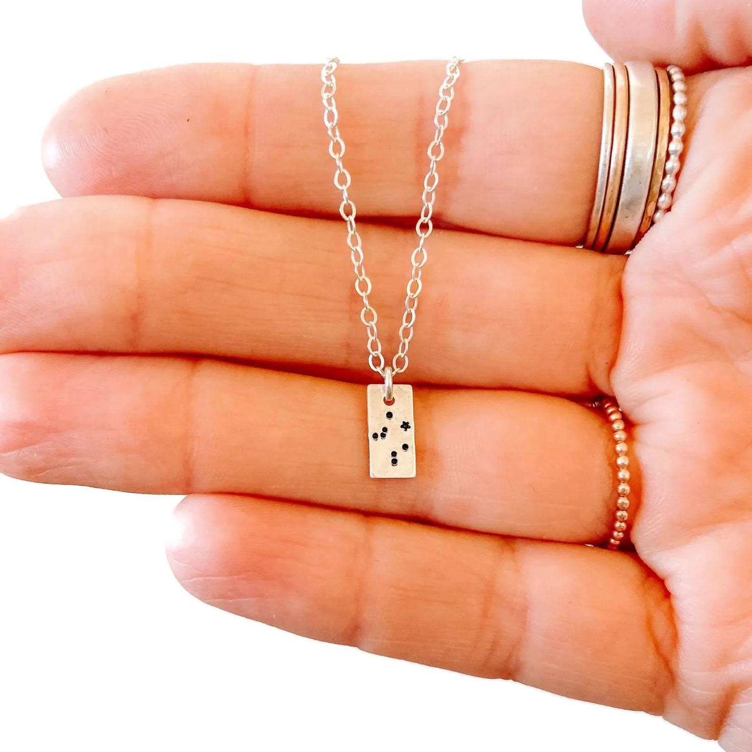 Constellation Tag Necklace