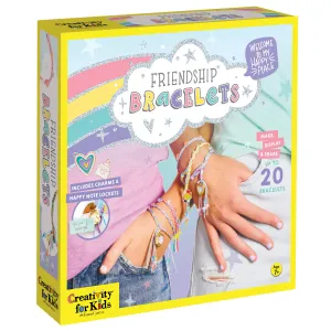 Creativity for Kids Rainbow Friendship Bracelets Craft Kit