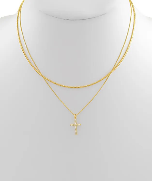 Cross Charm Necklace