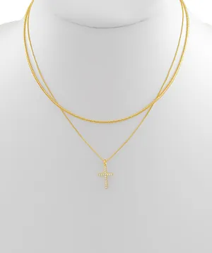 Cross Charm Necklace