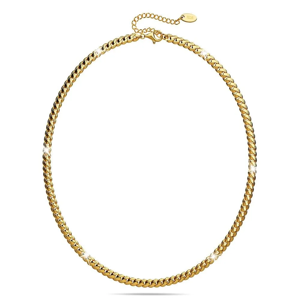 Cuban Chain Necklace in Gold