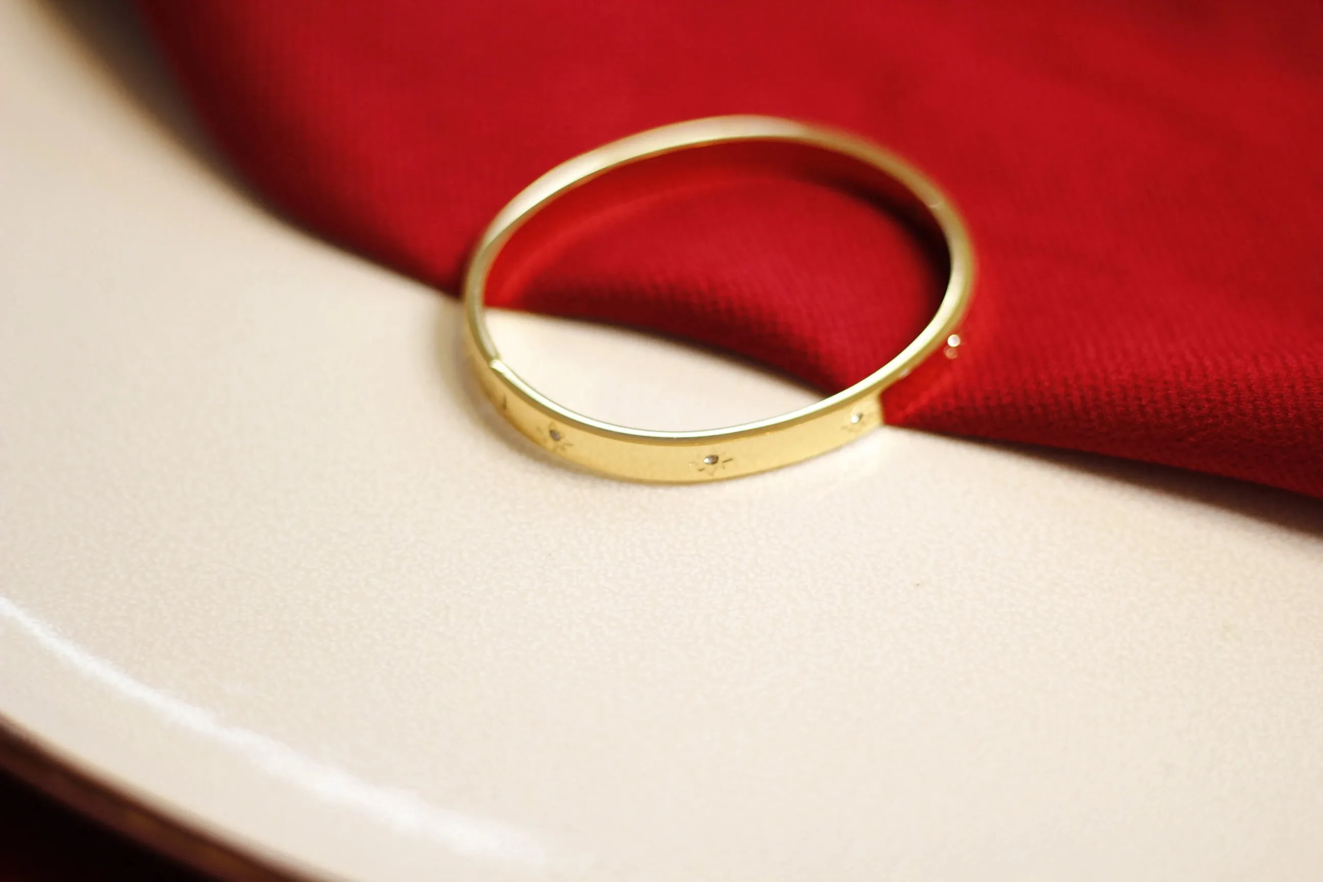 Cubic Zirconia Gold Bangles Bracelets for Women
