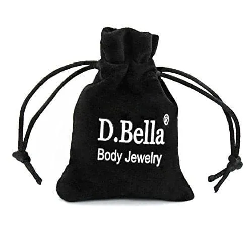 D.Bella Fake Septum Piercing Faux Nose Rings Hoop