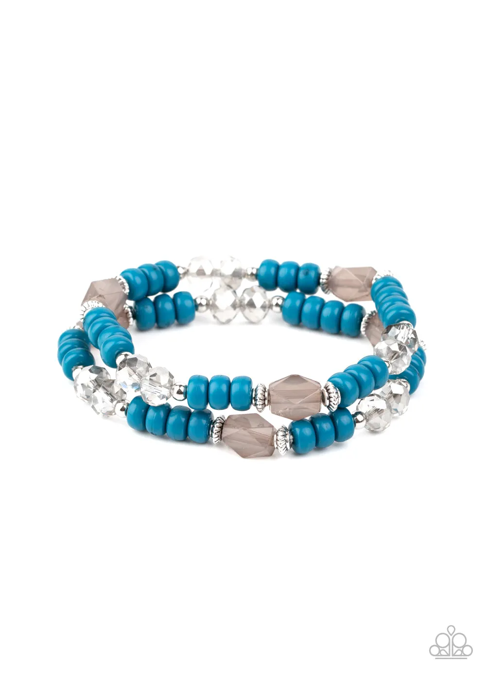 Delightfully Dainty - Blue Paparazzi Bracelet