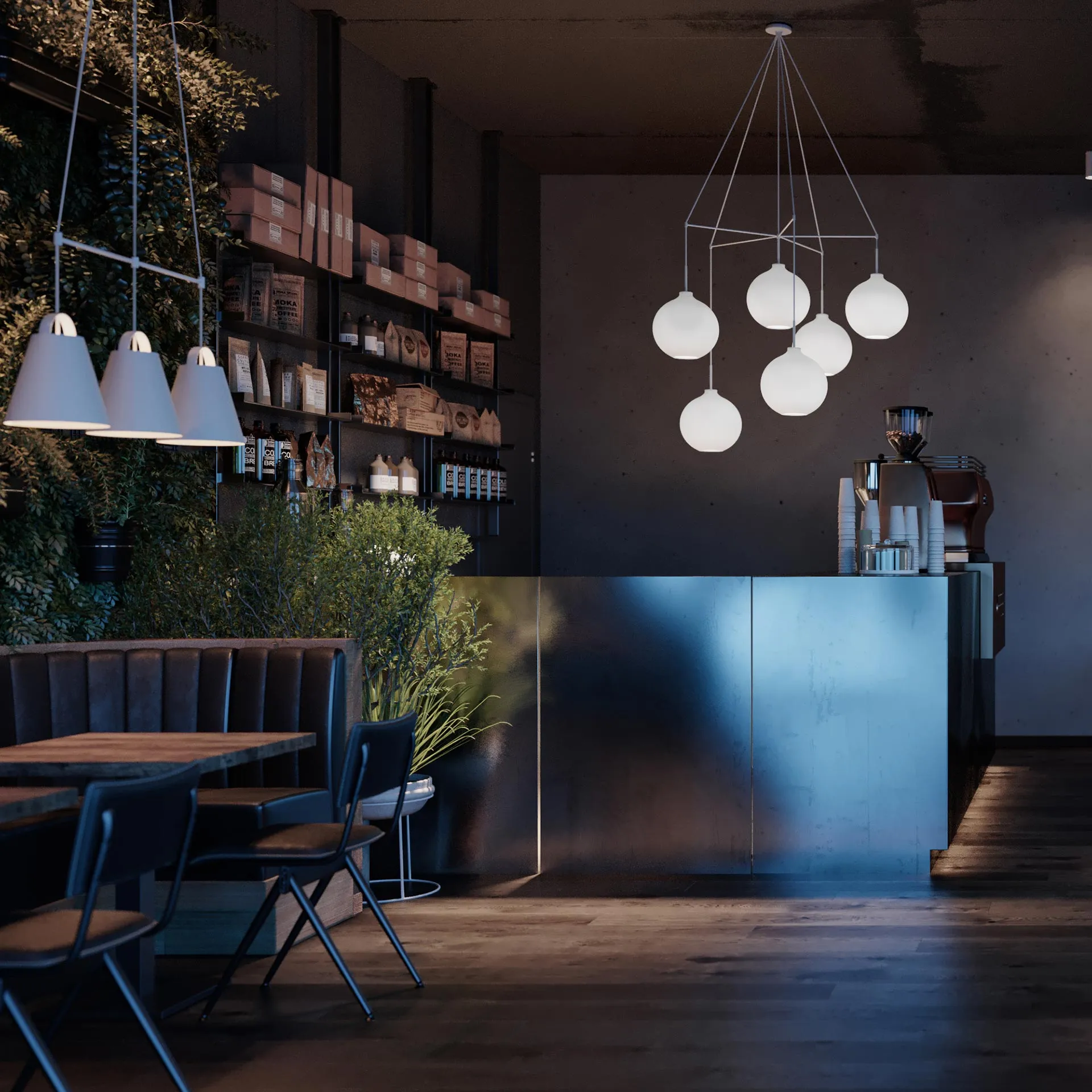 Dependant 6-Circular Suspension System by Louis Poulsen