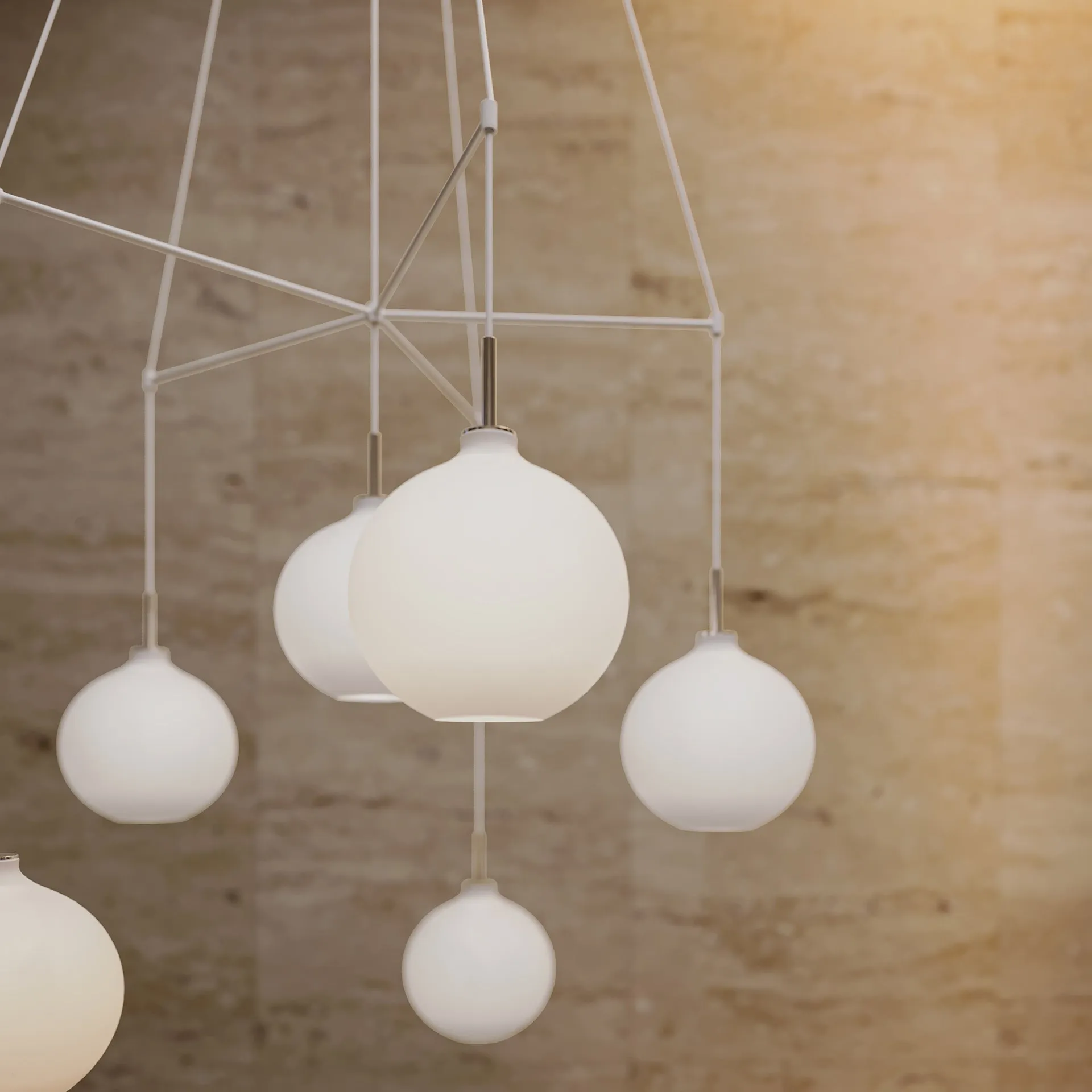 Dependant 6-Circular Suspension System by Louis Poulsen